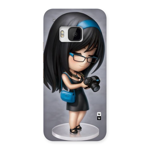 Girl With Camera Back Case for HTC One M9