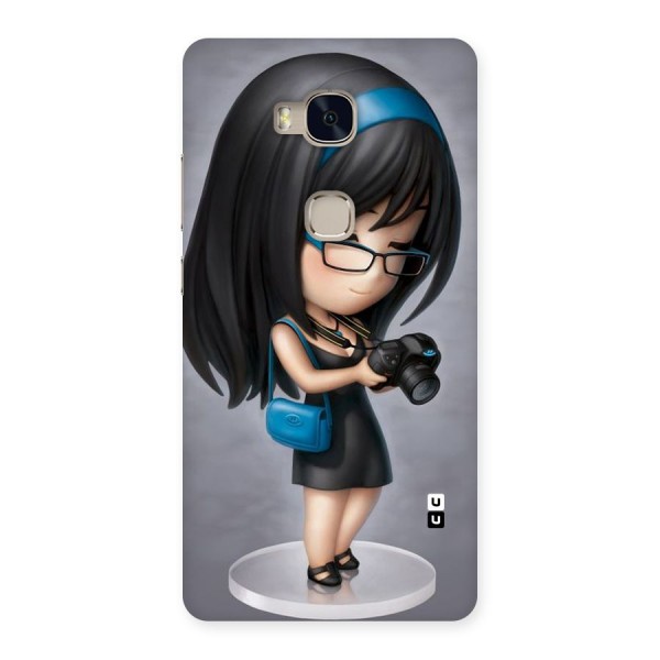 Girl With Camera Back Case for Huawei Honor 5X
