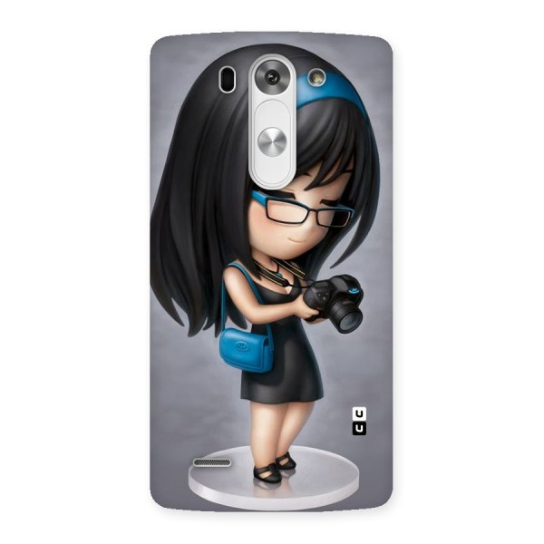 Girl With Camera Back Case for LG G3 Beat