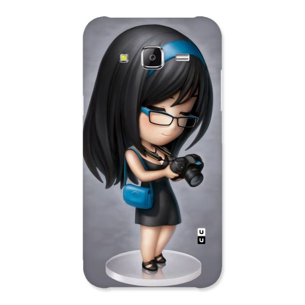 Girl With Camera Back Case for Samsung Galaxy J2 Prime
