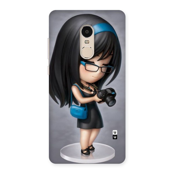Girl With Camera Back Case for Xiaomi Redmi Note 4