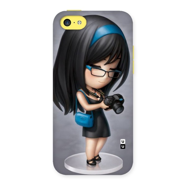 Girl With Camera Back Case for iPhone 5C