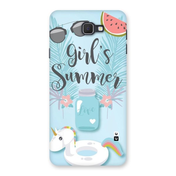 Girls Summer Back Case for Galaxy On7 2016