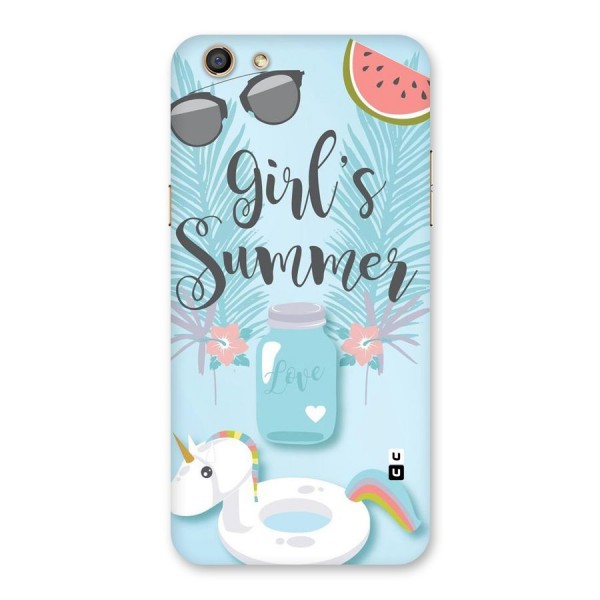Girls Summer Back Case for Oppo F3