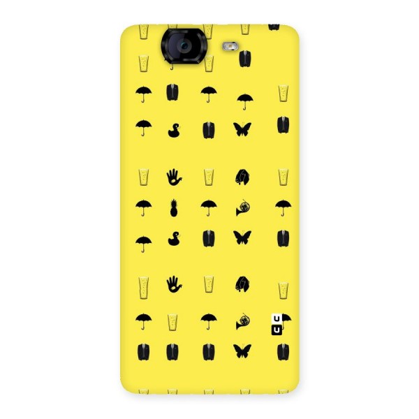 Glass Pattern Back Case for Canvas Knight A350