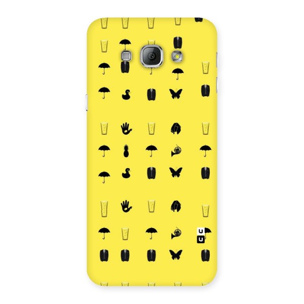 Glass Pattern Back Case for Galaxy A8