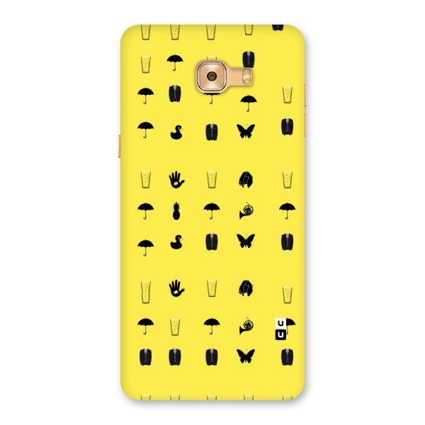 Glass Pattern Back Case for Galaxy C9 Pro