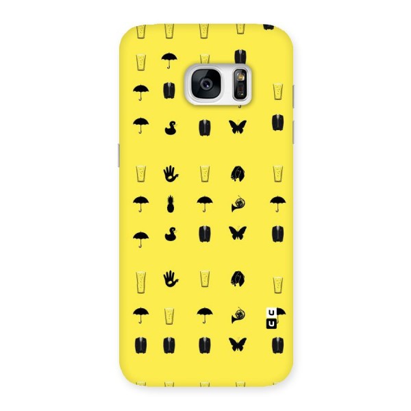 Glass Pattern Back Case for Galaxy S7 Edge