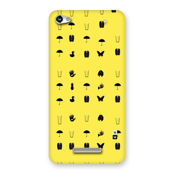 Glass Pattern Back Case for Micromax Hue 2