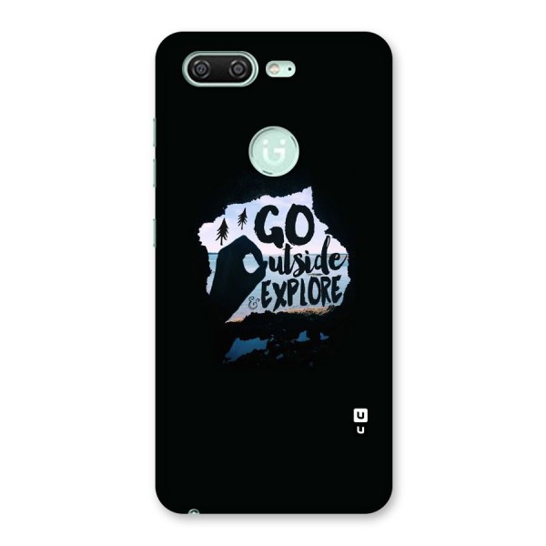 Go Outside Back Case for Gionee S10