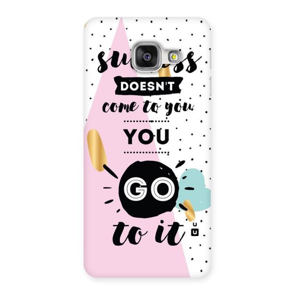 Go To Success Back Case for Galaxy A3 2016