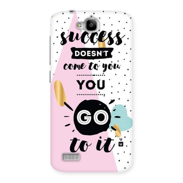 Go To Success Back Case for Honor Holly