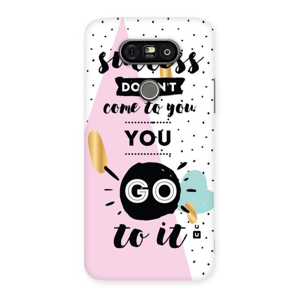 Go To Success Back Case for LG G5