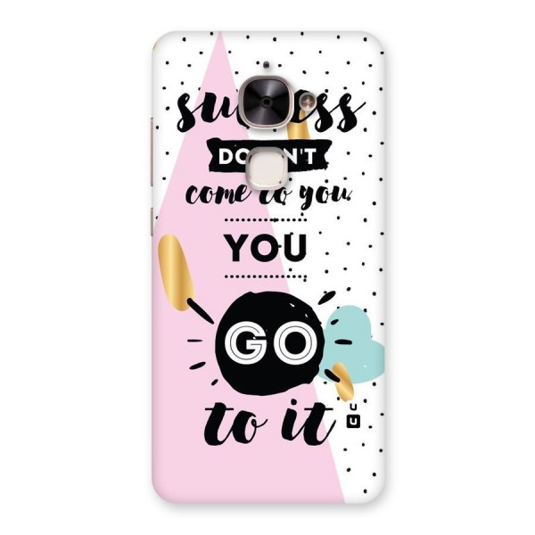 Go To Success Back Case for Le 2
