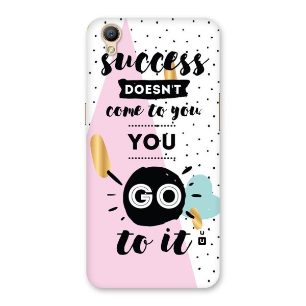 Go To Success Back Case for Oppo A37