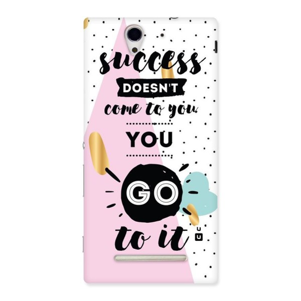 Go To Success Back Case for Sony Xperia C3