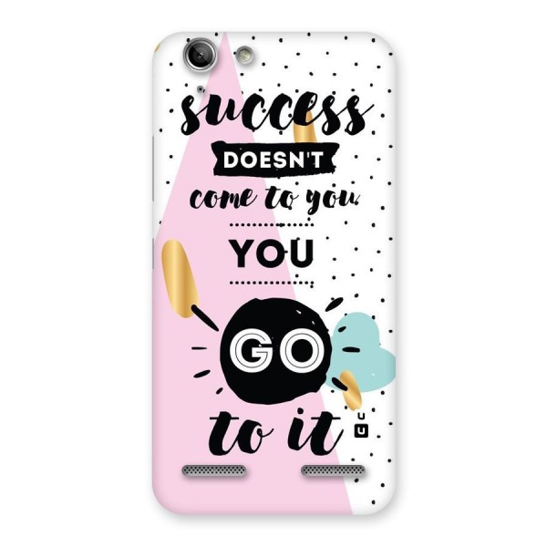Go To Success Back Case for Vibe K5 Plus