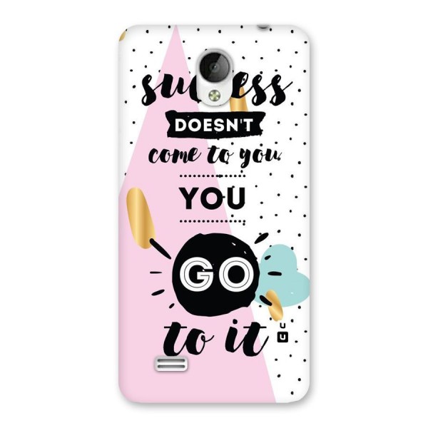 Go To Success Back Case for Vivo Y21