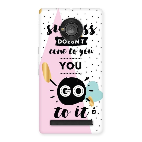 Go To Success Back Case for Yu Yuphoria