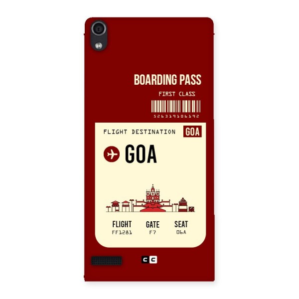 Goa Boarding Pass Back Case for Ascend P6