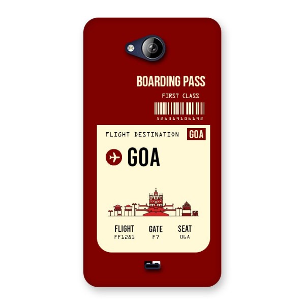 Goa Boarding Pass Back Case for Canvas Play Q355