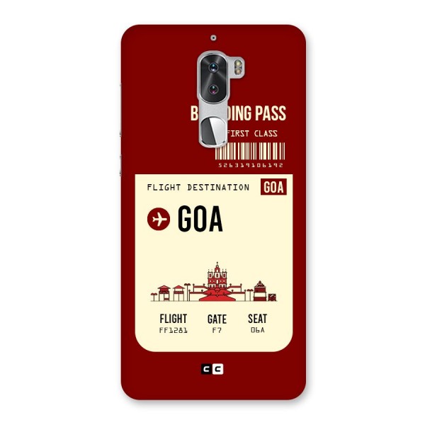 Goa Boarding Pass Back Case for Coolpad Cool 1
