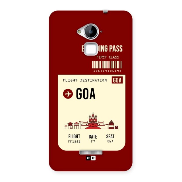 Goa Boarding Pass Back Case for Coolpad Note 3