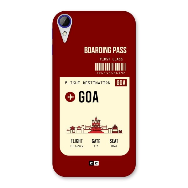 Goa Boarding Pass Back Case for Desire 830