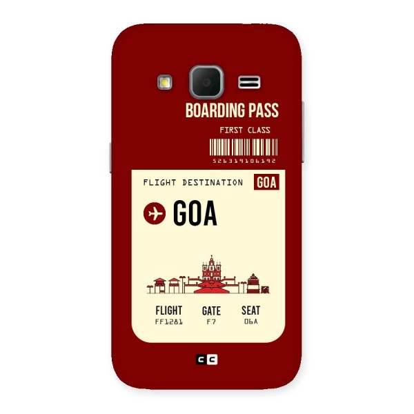 Goa Boarding Pass Back Case for Galaxy Core Prime