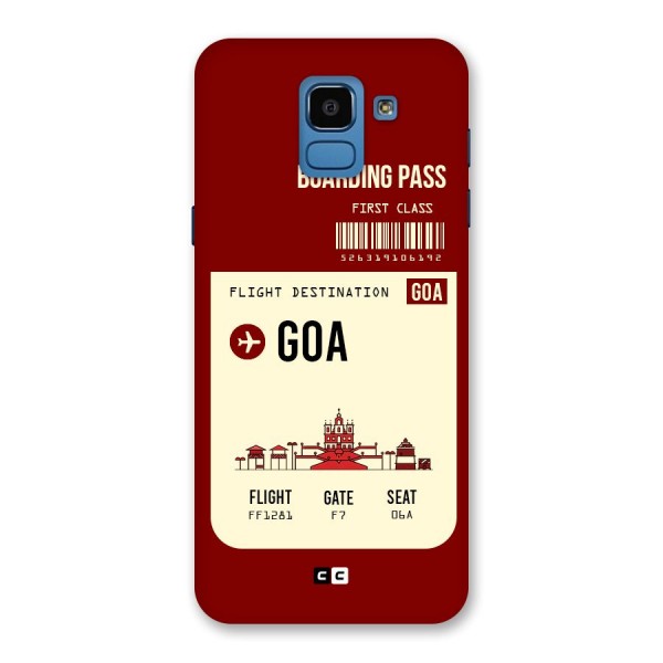 Goa Boarding Pass Back Case for Galaxy On6