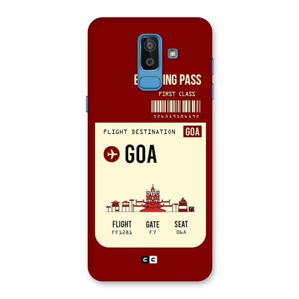 Goa Boarding Pass Back Case for Galaxy On8 (2018)