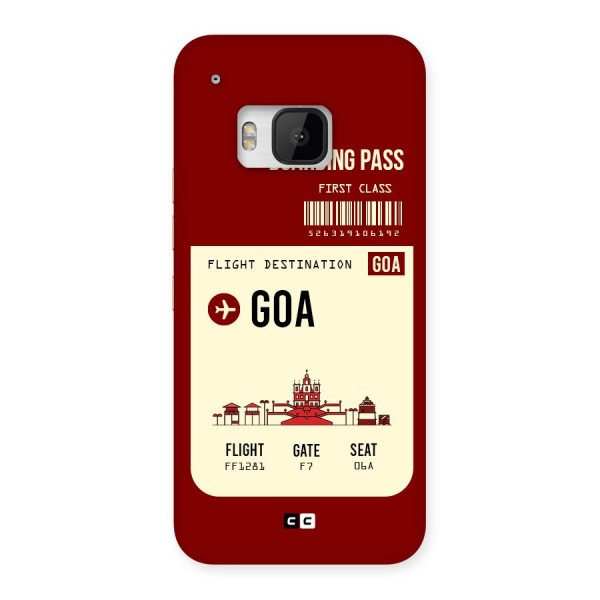 Goa Boarding Pass Back Case for HTC One M9