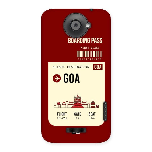 Goa Boarding Pass Back Case for HTC One X