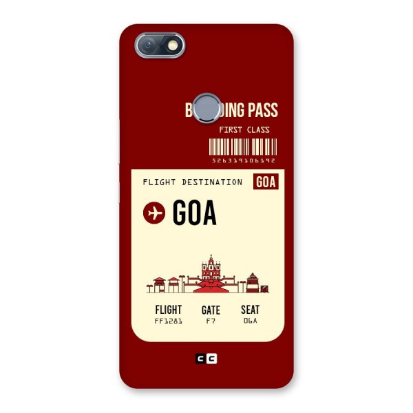 Goa Boarding Pass Back Case for Infinix Note 5
