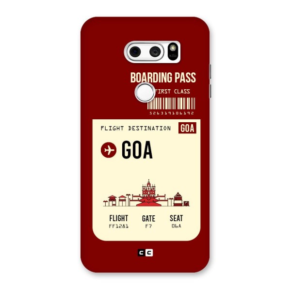 Goa Boarding Pass Back Case for LG V30