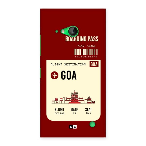 Goa Boarding Pass Back Case for Lumia 730