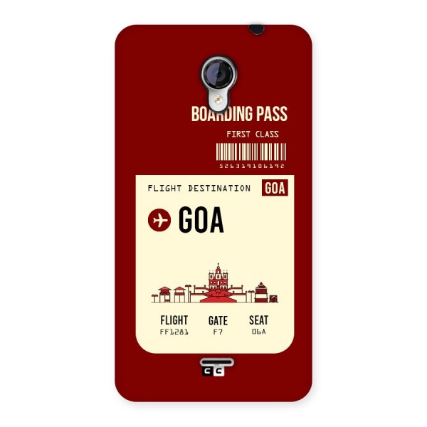 Goa Boarding Pass Back Case for Micromax Unite 2 A106