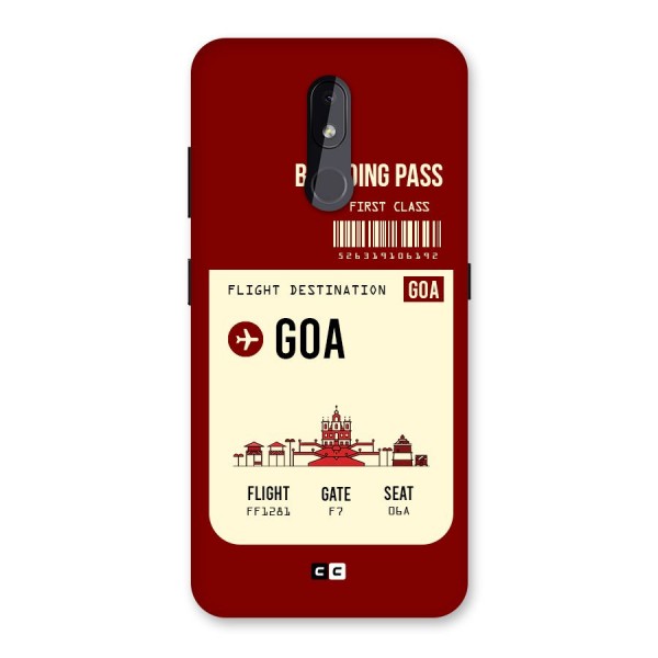 Goa Boarding Pass Back Case for Nokia 3.2