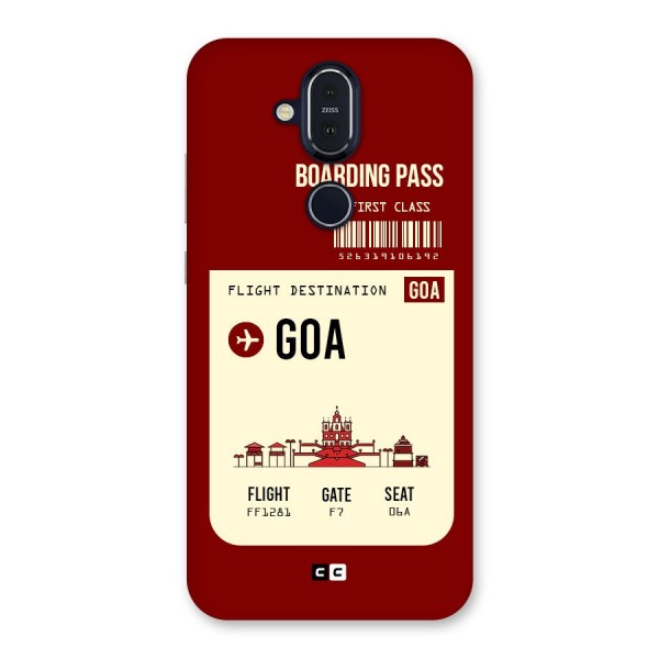 Goa Boarding Pass Back Case for Nokia 8.1