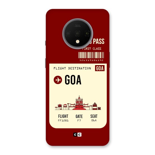 Goa Boarding Pass Back Case for OnePlus 7T