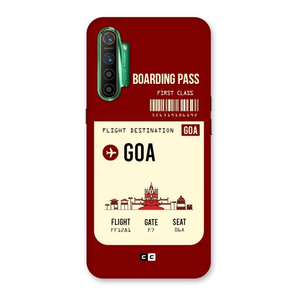 Goa Boarding Pass Back Case for Realme X2