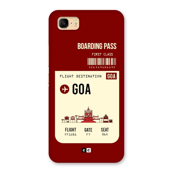 Goa Boarding Pass Back Case for Zenfone 3s Max