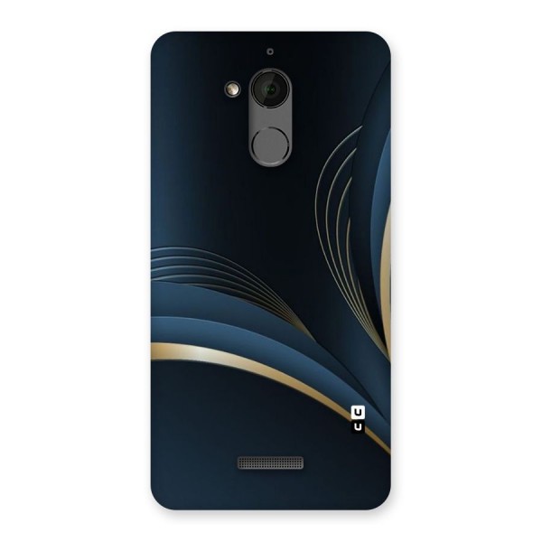 Gold Blue Beauty Back Case for Coolpad Note 5