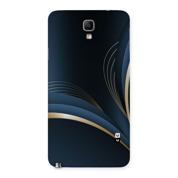 Gold Blue Beauty Back Case for Galaxy Note 3 Neo
