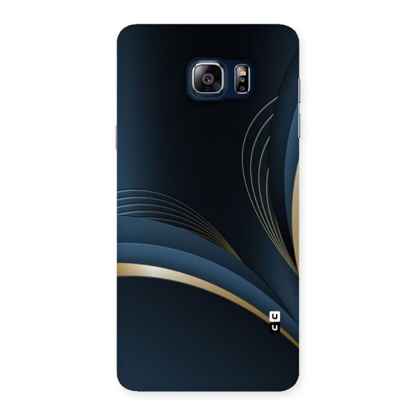 Gold Blue Beauty Back Case for Galaxy Note 5