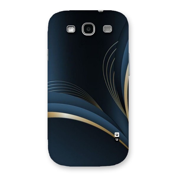 Gold Blue Beauty Back Case for Galaxy S3