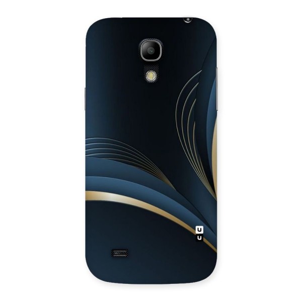 Gold Blue Beauty Back Case for Galaxy S4 Mini