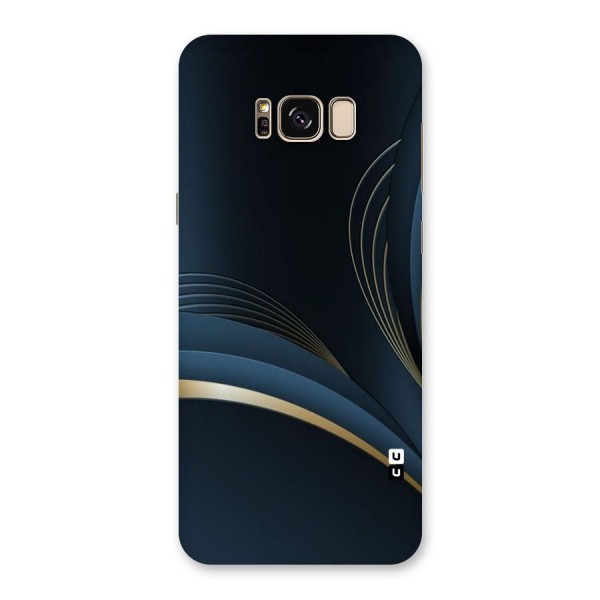 Gold Blue Beauty Back Case for Galaxy S8 Plus