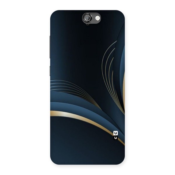 Gold Blue Beauty Back Case for HTC One A9