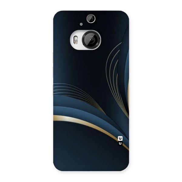 Gold Blue Beauty Back Case for HTC One M9 Plus